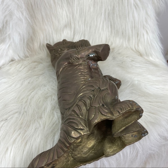 Brass upright Scottie dog large - Picture 7 of 9